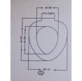 Seat Cover / IFO Type Commode Grey. 