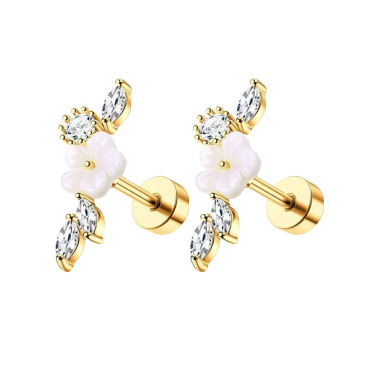 1Pc%2016G%20Stainless%20Steel%20Screw%20Back%20Stud%20Earrings%20for%20Women%20Men,%20Fashion%20Cubic%20Zerconia%20Cartilage%20Conch%20Helix%20Ear%20Piercing%20Jewels%20-%20Image%202