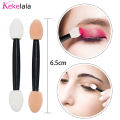 100Pcs/ Bag Small Portable Eyeshadow Applicators In Bulk Double Sponge Eye Shadow Brush Makeup Mini Tools Wholesale. 