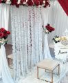 Nikkah Stage Lari Without Flowers Bride Groom Stage. 