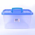 Smart Box Multipurpose Plastic Storage Container Box With Lock (Clear/Transparent) – Rectangular. 