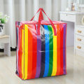 Thick sack clothing bag, Rainbow big bag, durable, not easy to tear, moving bag, sack bag, zipper bag, choose many sizes.. 