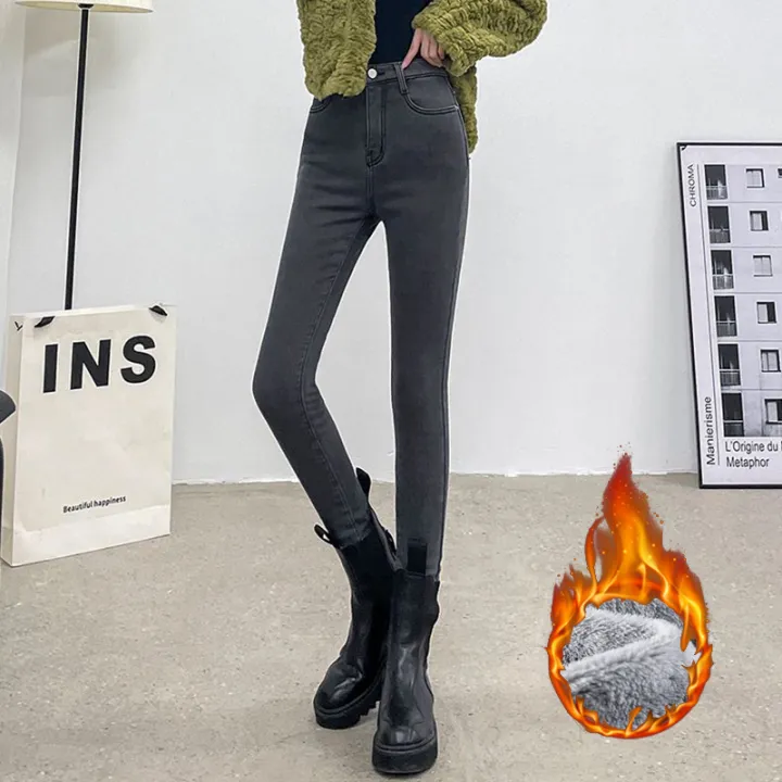 Winter%20Lady%20Thermal%20Plush%20Jeans%20Snow%20Warm%20Stretch%20Jeans%20Hot%20Sale%20High%20Waist%20Fleece%20Pants%20Female%20Straight%20Leg%20Denim%20Trousers%20-%20Image%205
