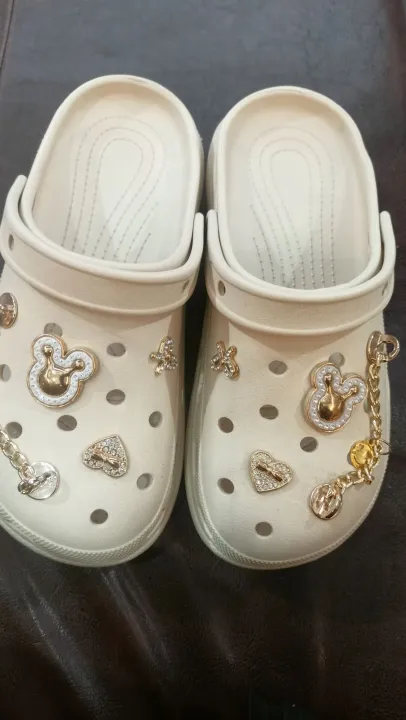 Beautiful%20Cream%20Fancy%20Design%20Crocs%20For%20Women%20-%20Image%203