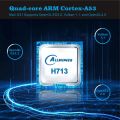 HY350 ANDROID 11.0V (CPU ALLWINNER H713) SMART PROJECTOR 2GB+32GB DUAL SPEAKER 1080P WITH DUAL BAND WIFI6 AND BLUETOOTH 5.0 BRIGHTNESS (LUMENS) 580 ANSI SUPPORT 4K. 