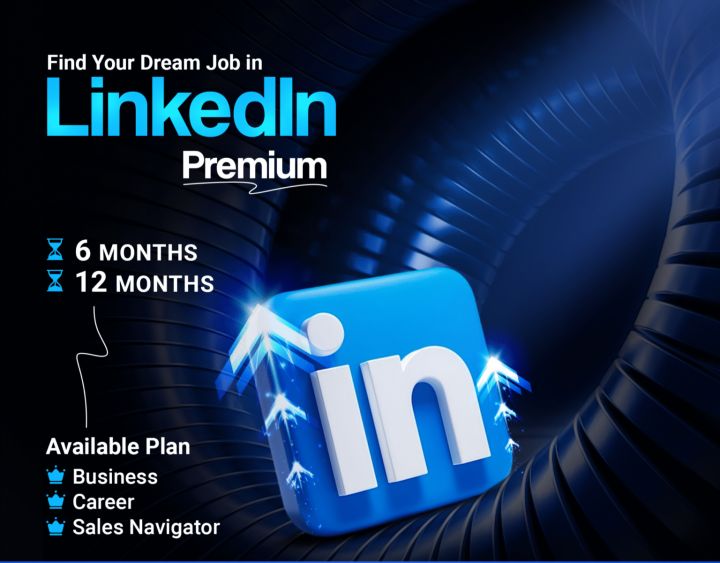 LinkdIn  premium - 1 year Private Account | Own Email Activation