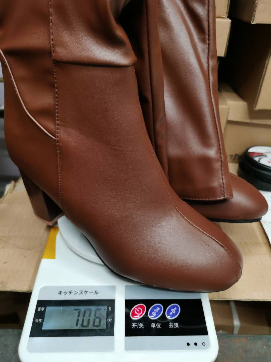 Autumn%20And%20Winter%20Women'S%20High%20Boots%20Fashion%20Soft%20Leather%20Back%20Zipper%20Long%20Boots%20Ladies%20Comfortable%20Knee%20High%20Boots%20Botas%20Mujer%20-%20Image%206