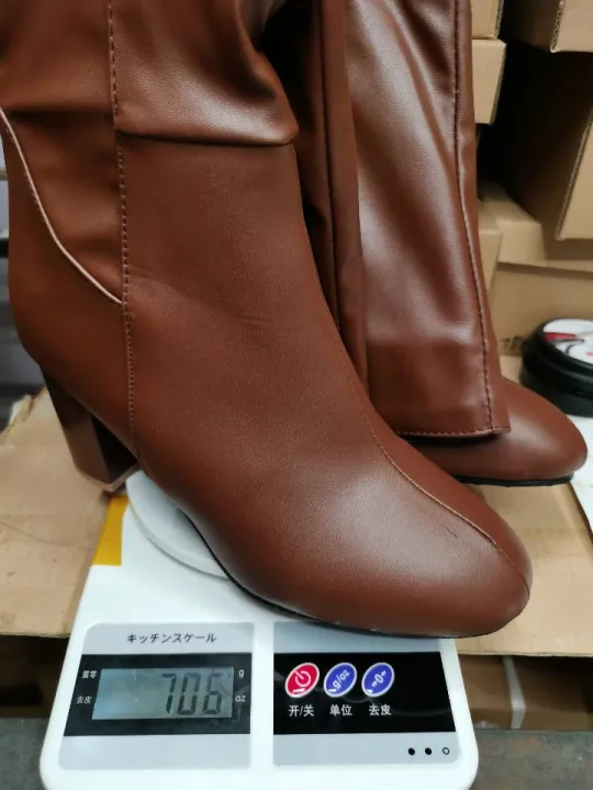 Autumn%20And%20Winter%20Women'S%20High%20Boots%20Fashion%20Soft%20Leather%20Back%20Zipper%20Long%20Boots%20Ladies%20Comfortable%20Knee%20High%20Boots%20Botas%20Mujer%20-%20Image%206