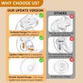 2 Pack CaraCups Wearable Milk Collection for Spectra S1 S2 9 Plus and SG, Wearable Breast Pump Collection Cup.