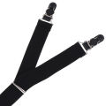 Mens Fashion Shirt Stays Garters Y Shape Military Adjustable Elastic Shirt Holders Straps Sock Non-slip Clamps Leg Suspenders.