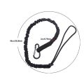 Safety Bungee Tether Tool Lanyard With Carabiner Hook Climbing Working Anti-Falling Safety Rope Aerial Work Climbing Accessories. 