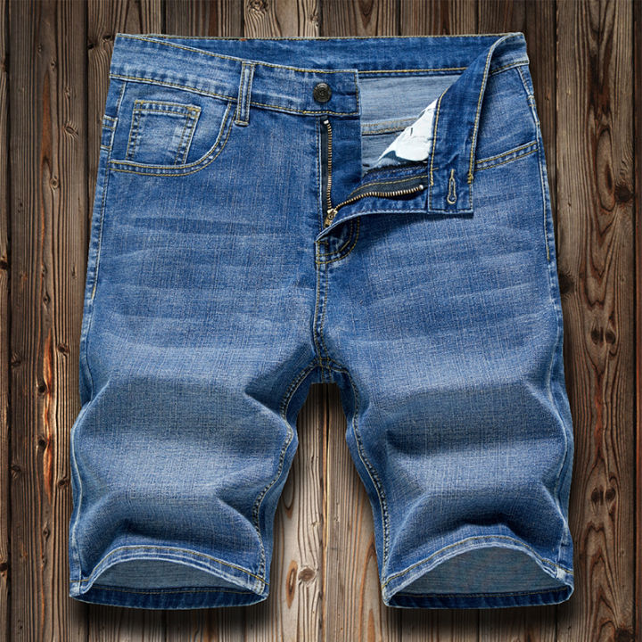 6%20Model%20Classic%20Style%20Men's%20Slim%20Denim%20shorts%20Summer%20New%20Business%20Fashion%20Thin%20Stretch%20Short%20Casual%20Pants%20Male%20-%20Image%202