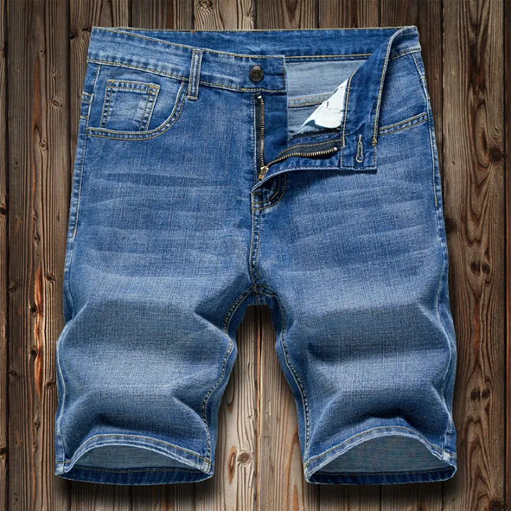 6%20Model%20Classic%20Style%20Men's%20Slim%20Denim%20shorts%20Summer%20New%20Business%20Fashion%20Thin%20Stretch%20Short%20Casual%20Pants%20Male%20-%20Image%202