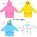 🌈My Lifes🌈Must have in the rainy season-cartoon Poncho Hooded Children's raincoat suitable for 90-130 m.. 