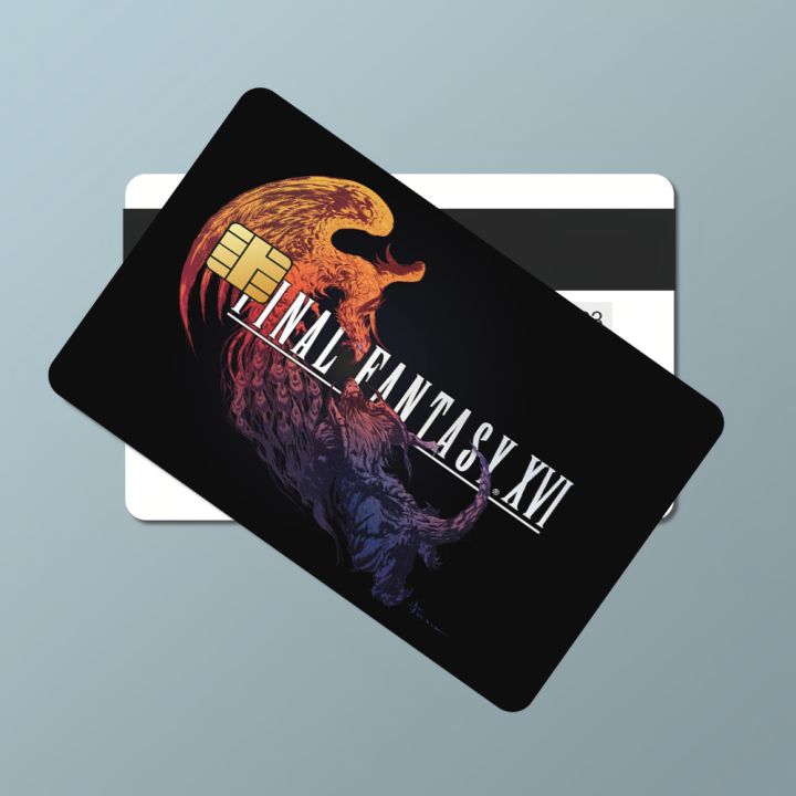 Game%20Final%20Fantasy%2016%20Fashion%20Waterproof%20Scratch%20Pattern%20New%20Stickers%20Decoration%204%20PCS%20Card%20Cover%20-%20Image%203