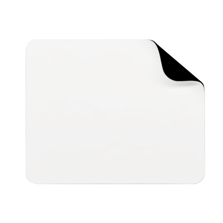 White Leather Mouse Pad, Soft Leather Mouse Mat with Lychee pattern and Rubber Non-Slip Base for Office Game