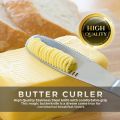 Butter Knife Holes Cheese Dessert Knife Stainless Steel Jam Knife Cutlery Toast Wipe Cream Bread Cheese Cutter Kitchen Tools. 