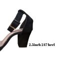 Black cover womens heels by choiceit ruky new arrivala latest trending velvet footwears. 