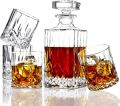 Luxury Decanter Glassware For Beverages and Drinks. 