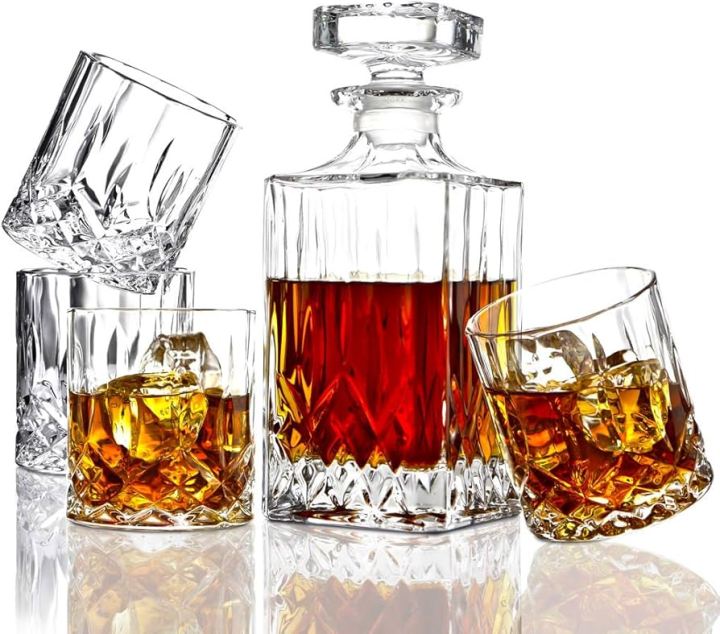 Luxury Decanter Glassware For Beverages and Drinks