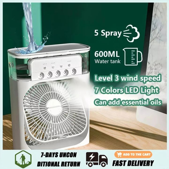 Portable Humidifier Air Conditioner Fan Household Hydrocooling Water