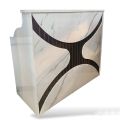 1.2m Fancy Front Design Deco Painted Reception Desk. 