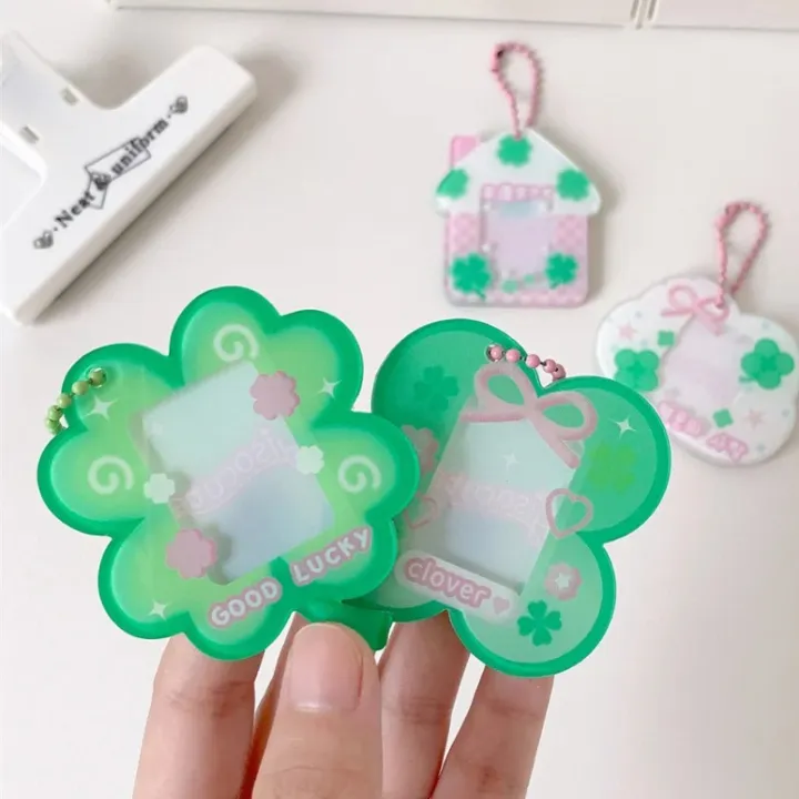 Four%20leaf%20clover%20card%20holder,%20student%20one%20inch%20ID%20photo%20decoration%20pendant,%20keychain,%20photo%20frame%20protection%20card%20holder%20-%20Image%205