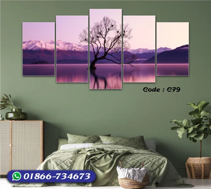 5Pcs%20In%201%20Set%20Wall%20Canvas%20Art%20Ready%20to%20Hang%20for%20Living%20Room%20or%20Bedroom%20Home%20Decoration%20On%20Wall%20Canvas%20Painting%20Wall%20-%20Image%203