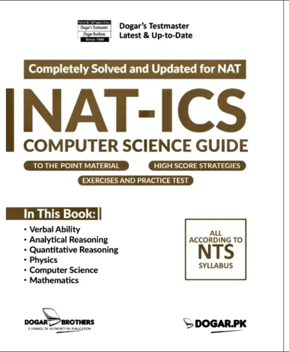 Completely Solved and Updated for NAT INAT-ICS COMPUTER SCIENCE GUIDE TO THE POINT MATERIAL HIGH SCORE STRATEGIES EXERCISES AND PRACTICE TEST