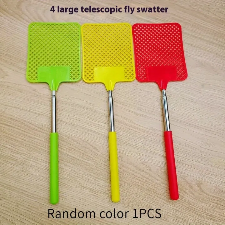Telescopic%20Fly%20Swatter%20Stainless%20Steel%20Metal%20Steel%20Fly%20Mosquito%20Swatter%20with%20Plastic%20Square%20Head%20and%20Long%20Handle%20-%20Image%206