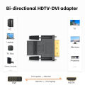 1080P DVI 24+1 to HDTV-Compatible Cable Adapter DVI Male to Female HDTV Bi-directional Connector Converter for PC Laptop TV Box. 