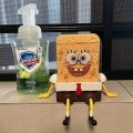 SpongeBob SquarePants Dish Washing Brush Sponge Kitchen Supplies Drain Rack Cleaning Dishes Brushes Reusable Scrub Scouring Pad. 