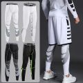 Men's Compression Pants for Running Cycling Basketball Soccer Elasticity Sweatpants Fitness Tights Legging Trousers Rash Guard.