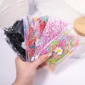 500Pcs/Set Girls Colourful Elastic Disposable Soft Rubber Band Hair Tie Headband Children Ponytail Holder Bands Kids Accessories. 