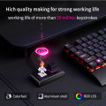 Wired RGB 2 Key USB Custom Programming Macro Mini Handy Mechanical Keyboard Photoshop Hot Swappable Gaming Keyboard Copy Paste. 