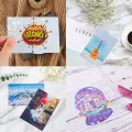 10 Sheets A4 Holographic Laser Print Paper Waterproof Vinyl Print Stickers DIY Self-adhesive Paper for Laser Inkjet Printing. 