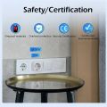 EU Socket 16A/20A Wifi Plug Power Outlet Alexa  Home Works with Tuya Smart Life APP Remote Voice Control. 