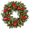 12/24/36Pcs Christmas Decoration Bow Red Gold Xmas Tree Bowknot Pendant Ornaments for Home Decor Navidad New Year Party .