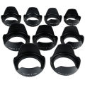 49mm 52mm 55mm 58mm 62mm 67mm 72mm 77mm Screwed Flower Petal LENS HOOD for canon nikon Sony camera lens. 