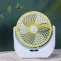 JY Super lithium rechargeable mini table fan with LED light JY-1880.