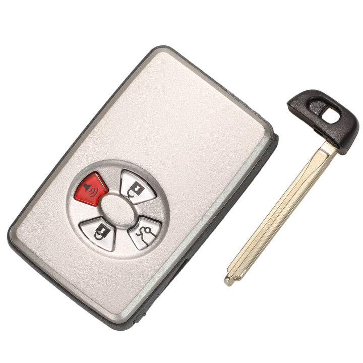Jingyuqin%20Smart%20Card%20Shell%20For%20Toyota%20Avalon%20Camry%20Highlander%20Crown%20Corolla%20Black/White%202/3/4/5%20Buttons%20Remote%20Car%20Key%20Case%20Fob%20-%20Image%202