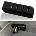 Glove Box USB Hub for Tesla Model Y 2021-2024 Model 3 2021-2023 4-in-1 Glovebox Docking Station Accessories for Dash Cam Flash. 