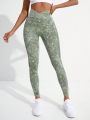 Women Gym Crossover Waist Leggings Butt Lifting Fitness Athletic Workout Yoga Pants Outdoor Sports Tights.