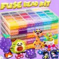 120 Colors 2.6mm Aperture Mini Hama Beads Toy Kit Perler Fuse Iron Beads 3D Puzzle DIY Toy Kids Creative Handmade Craft Toy .
