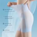 Ultra Thin Ice Silk Safety Shorts Women High Waist Shaping Panties Seamless Slimming Underwear Tummy Pants Body Shaper. 