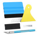 New Car Vinyl Wrapping Tool Kit Vinyl Scraper Cutter Film Squeegee Plastic Vinyl Spatulas Wrap Film Tools Window Tinting Tools. 