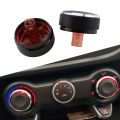 2Pcs Car Air Conditioning Knob Cover for KIA RIO K2 KXCROSS 2017 2018 2019 2020 Heat Control Switch Sticker Interior AC Handle. 