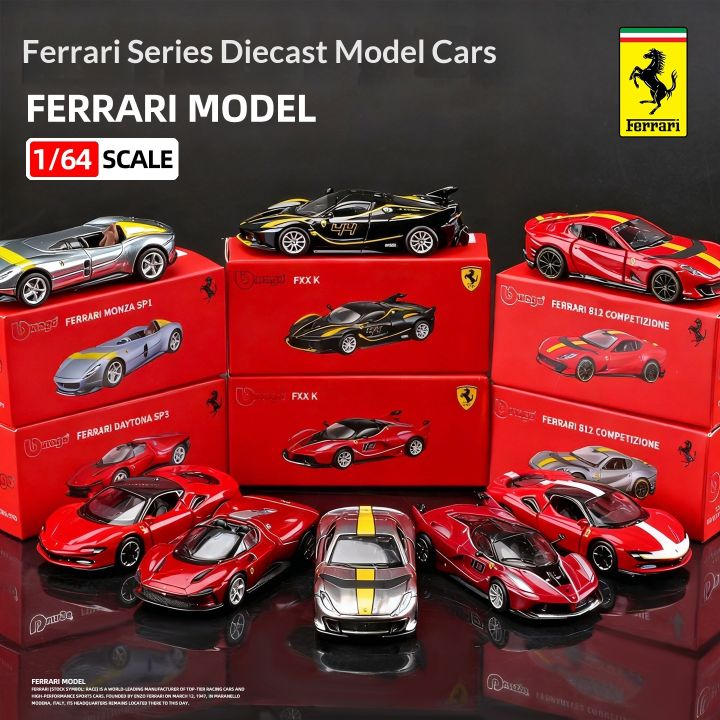 Ferrari Diecast Model Car 1/64 Scale Daytona SP3 FXX K 812 Competizione ...