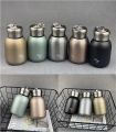 Leakproof Portable Modern Thermal Drinking Bottle MIni Lightweight Stainless Steel Water Bottle for Kids Men Women Home Office School (300ml/10oz, MultiColors.