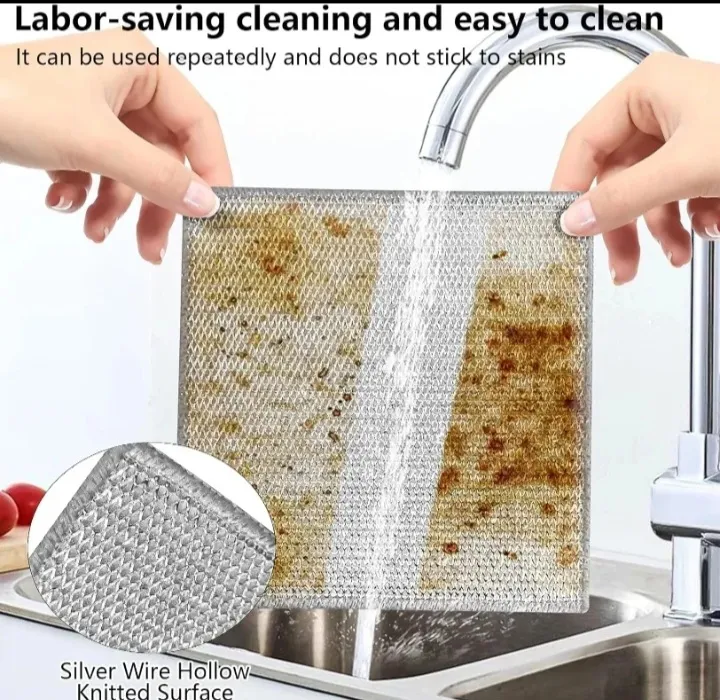 10%20pcs%20Magic%20Cleaning%20Cloth%20%20single%20-sided%20Metal%20Steel%20Wire%20Rags%20Kitchen%20Dish%20Pot%20Washdishing%20-%20Image%202